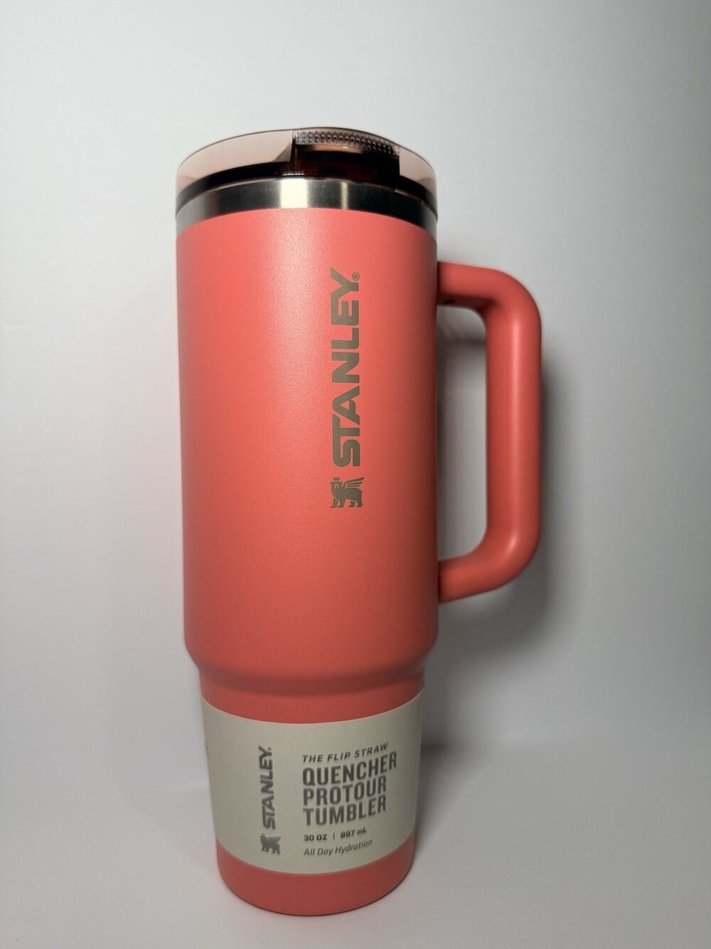 Stanley Oasis TERRACOTTA CORAL PINK 30oz Tumbler Protour Flip Straw BNWT BNIB